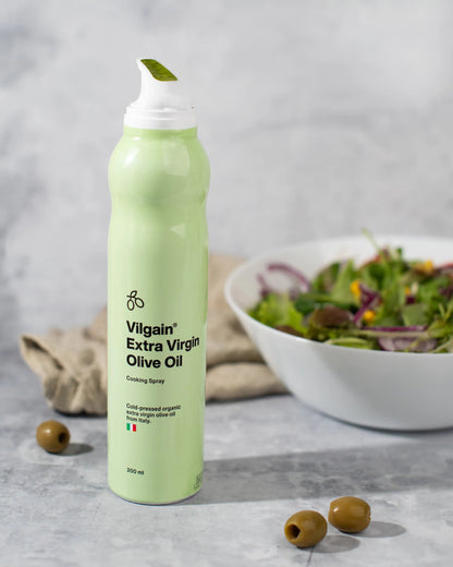 Organic Extra Virgin Olive Oil Spray – šalto spaudimo, ekologiškas alyvuogių aliejus purškiklyje - Realsport.lt