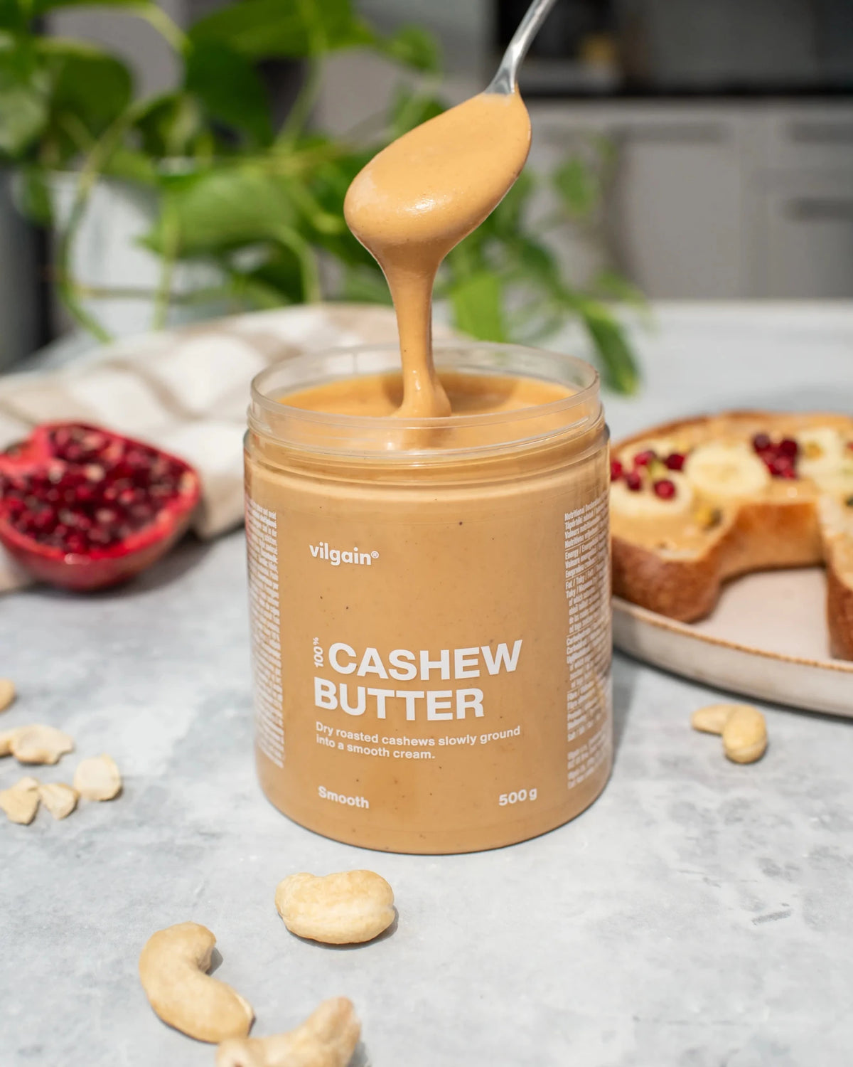 Vilgain 100% Cashew Butter – 100 % anakardžių kremas 500 g - Realsport.lt