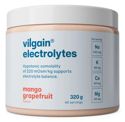 Vilgain Electrolytes – hipotoninis elektrolitų gėrimas hidratacijai (320 g) - Realsport.lt