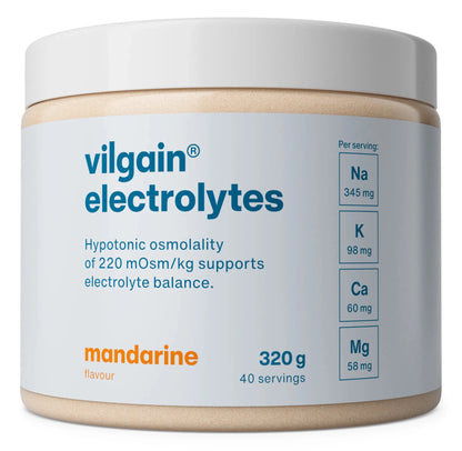 Vilgain Electrolytes – hipotoninis elektrolitų gėrimas hidratacijai (320 g) - Realsport.lt
