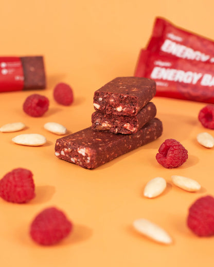 Vilgain Energy Bar Raspberry – veganiška energinė juostelė su avietėmis (55 g) - Realsport.lt