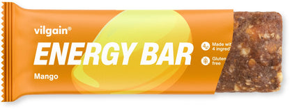 Vilgain Energy Bar Raspberry – veganiška energinė juostelė su avietėmis (55 g) - Realsport.lt