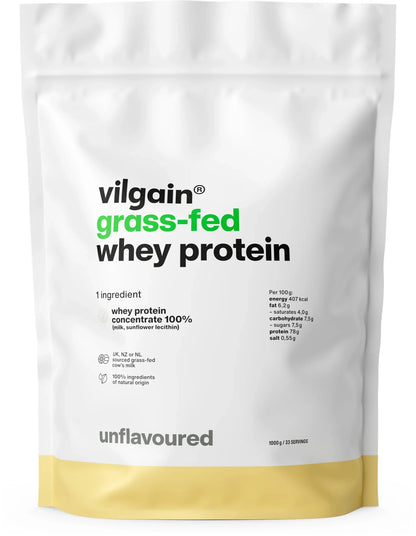 Vilgain Grass-Fed Whey Protein – 1000 g - Realsport.lt
