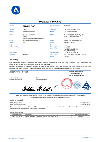 Vilgain Greens Mix – žaliųjų augalų ir elektrolitų mišinys (300 g) - Realsport.lt