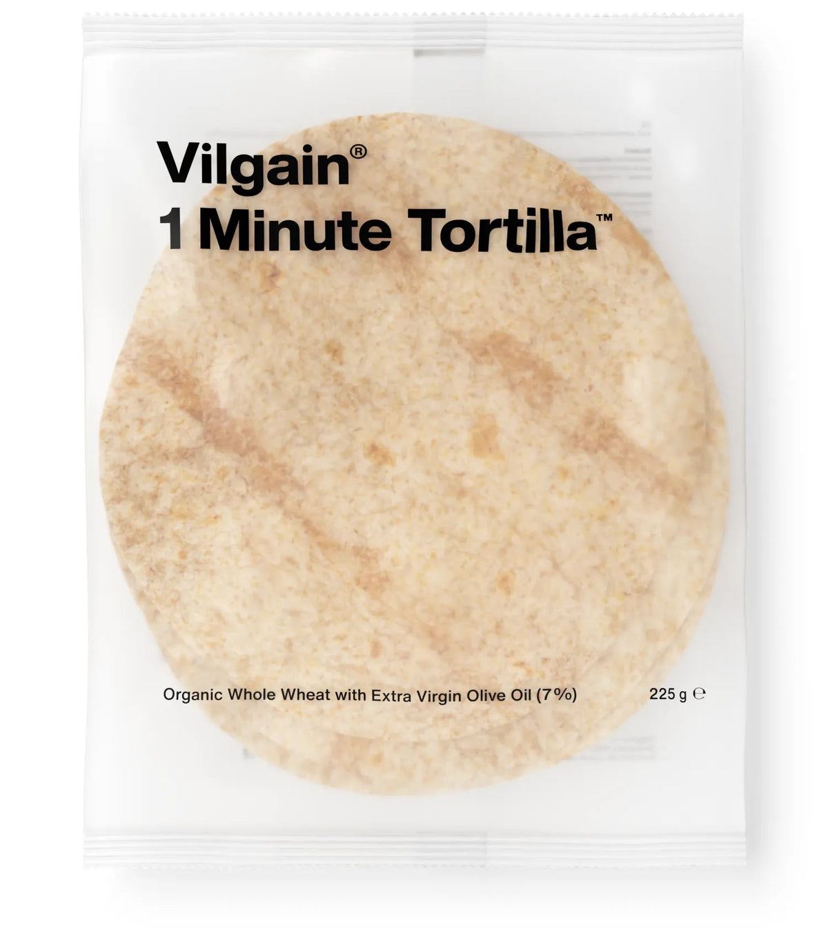 Vilgain Organic Minute Tortilla BIO – 225 g (3 vnt.) - Realsport.lt