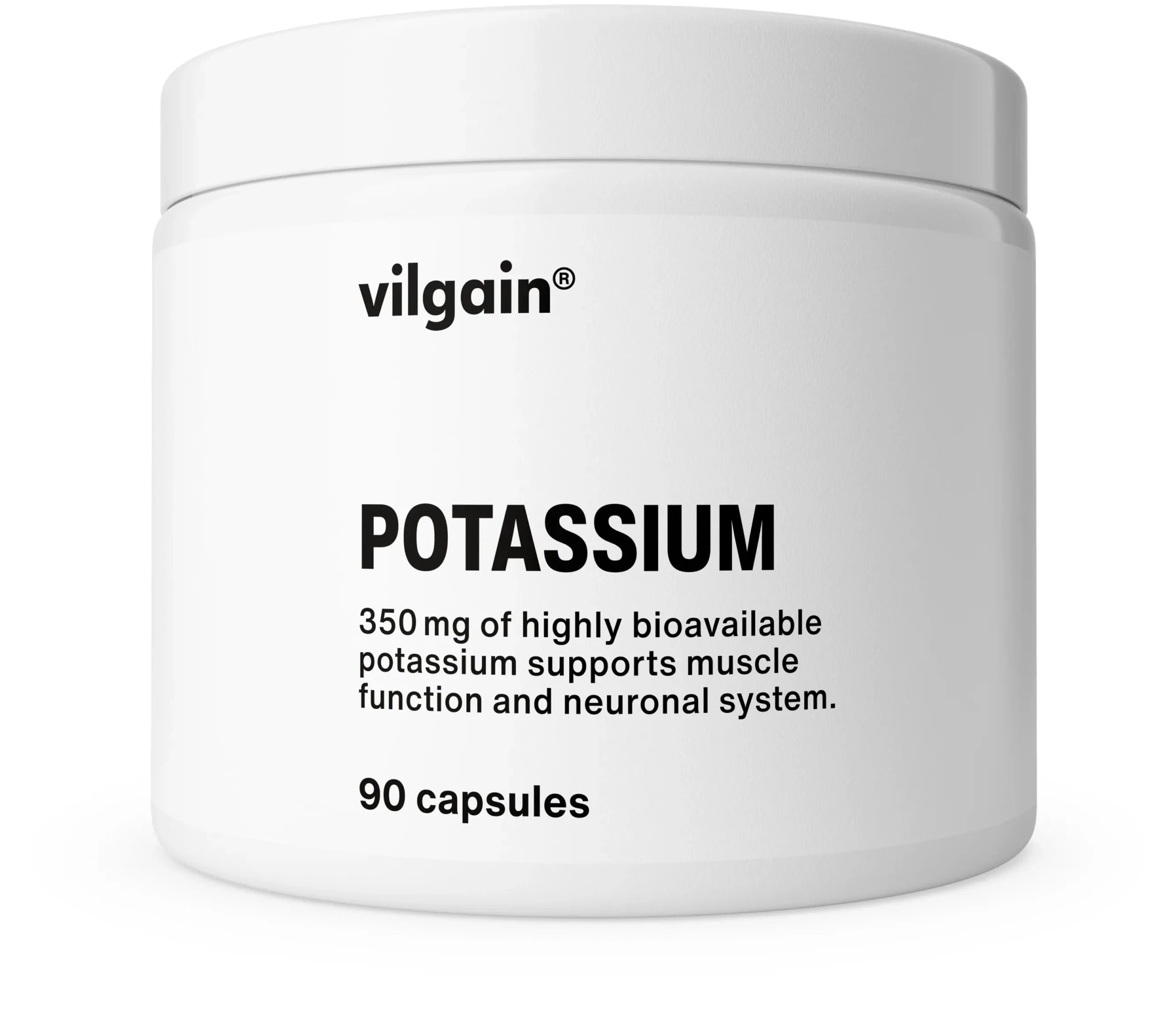 Vilgain Potassium – kalio citratas kapsulės (90 kapsulių) - Realsport.lt