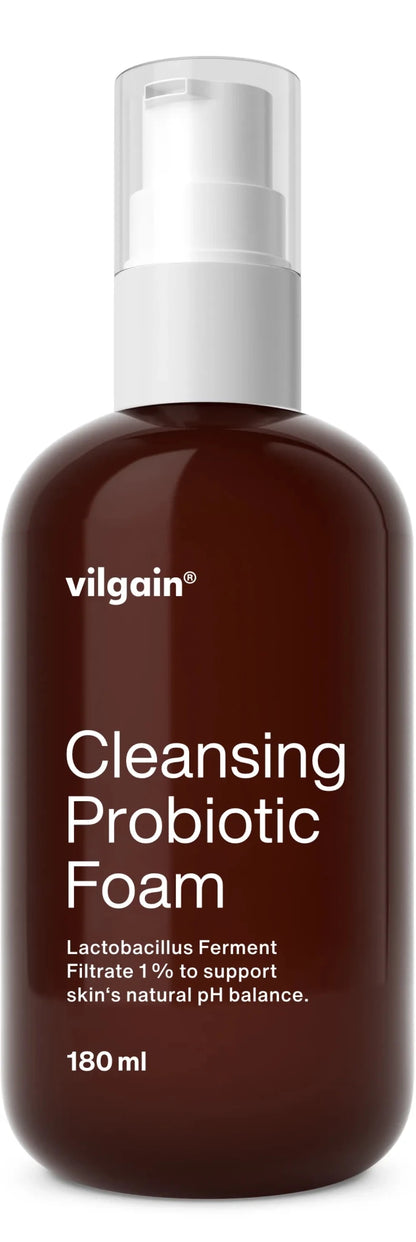 Vilgain Probiotic Cleansing Foam – švelnios formulės veido prausiklis su probiotikais (180 ml) - Realsport.lt